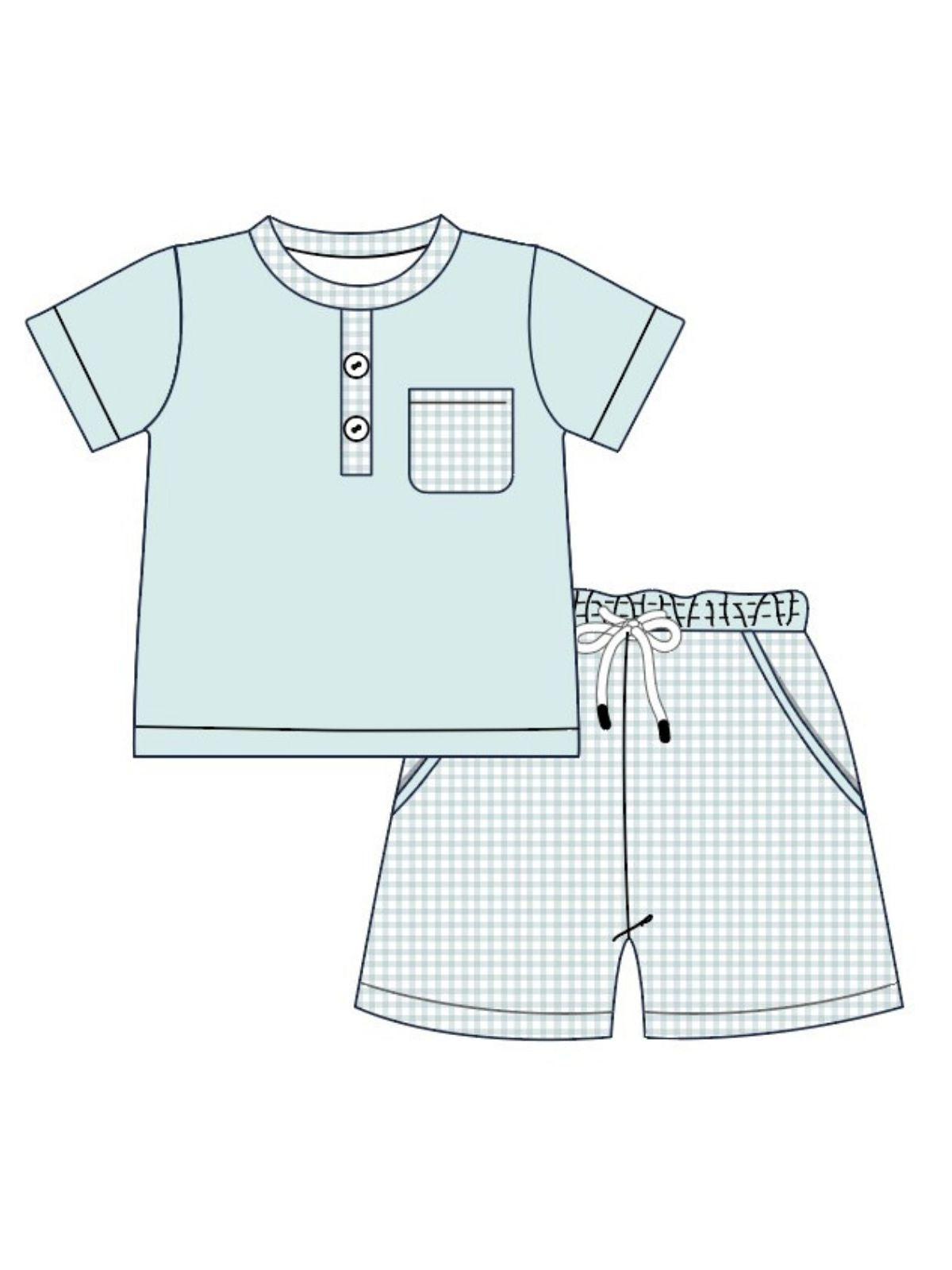Spring Day Short Set - Boys