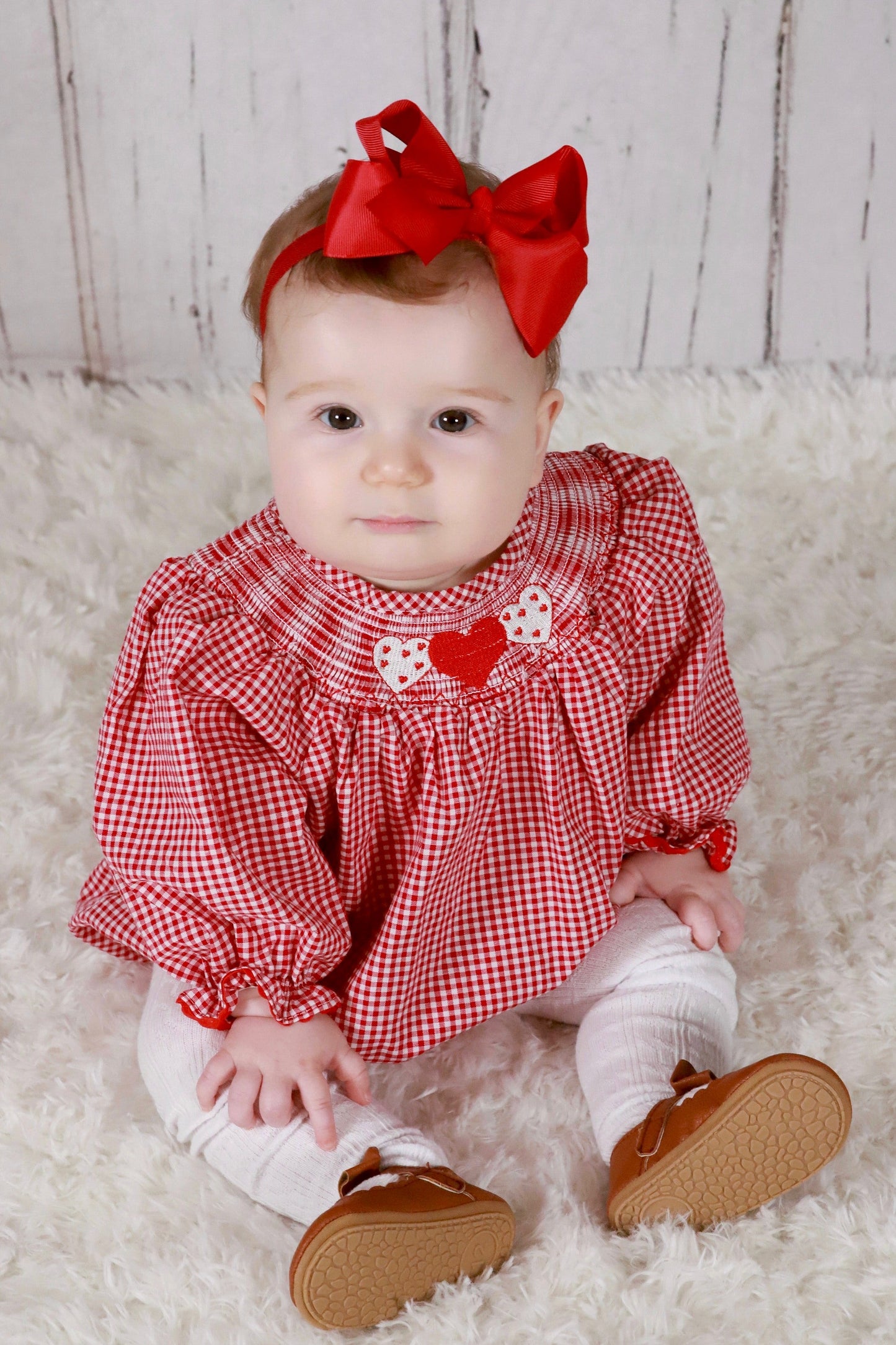 Sweetheart Smocked Bubble Romper