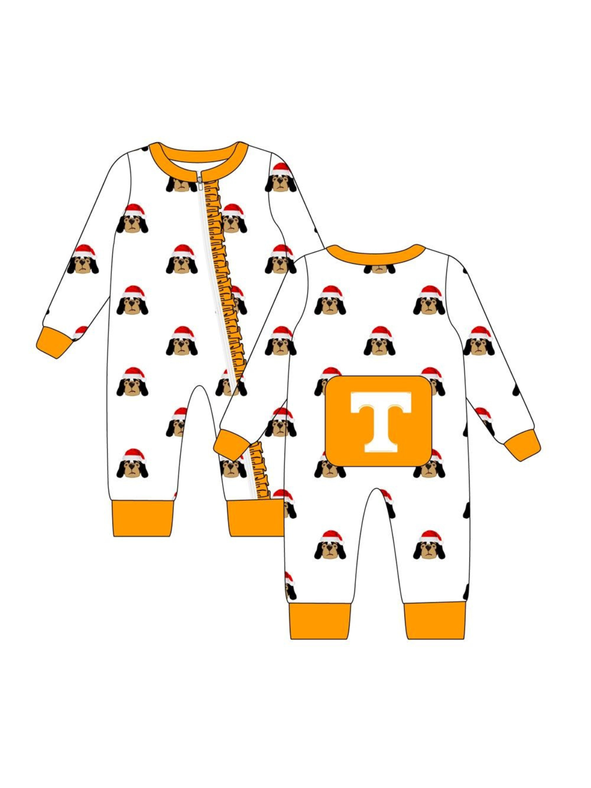 Tennessee Christmas Romper - Girls